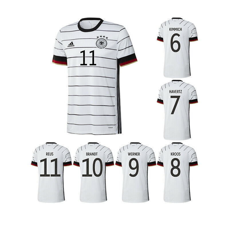 adidas DFB Deutschland Trikot Home EM 2020 mit Original Flock