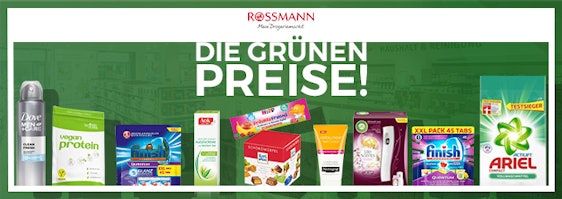 Top 10 Grüne Preise bei Rossmann am 17.05.2017 - z.B. Dove Deo für 0,80€