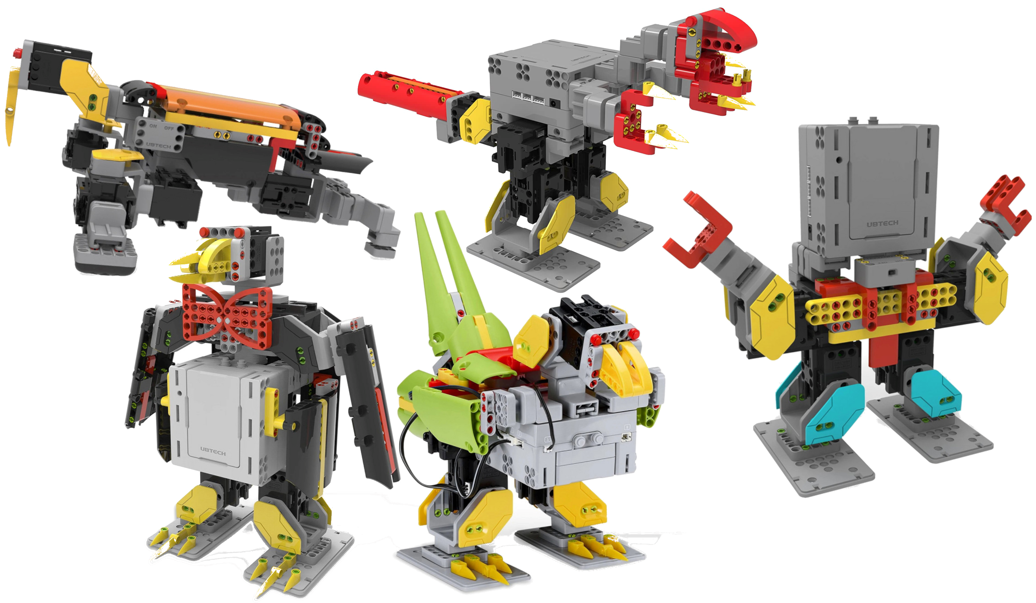 Ubtech Jimu Robot Explorer Baukasten für 46€ - 372 Bausteine, 5 Modelle