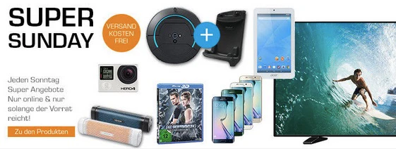 Saturn Super Sunday am 10.1. – z. B. Grundig 48 VLE 5520 379€