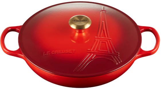 Le Creuset Eiffelturm Profi-Kochtopf (30cm) für 209€ - induktions- & spülmaschinengeeignet