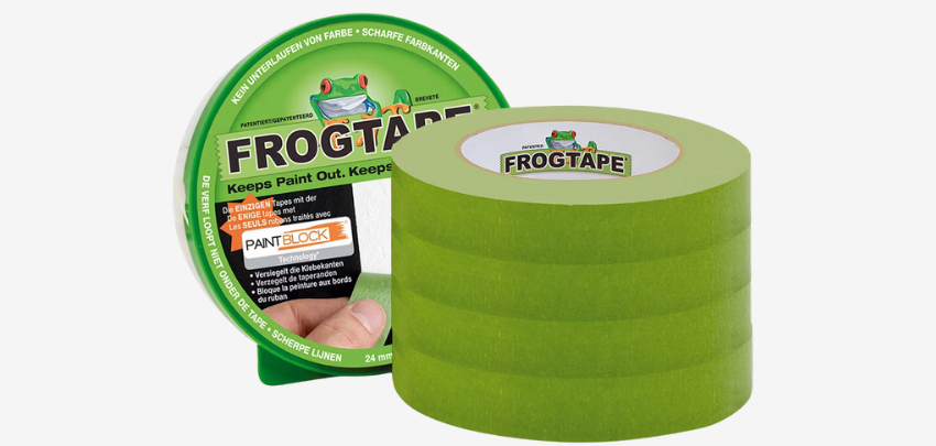 4x FrogTape Abklebeband für 25€ - Paint-Block-Technologie, leicht entfernbar, 24 mm x 41,1 m