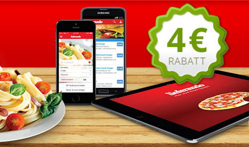 4€ lieferando rabatt (nur per App)