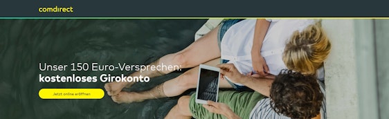 comdirect Girokonto mit bis zu 150€ Prämie - bedingungslos kostenlos