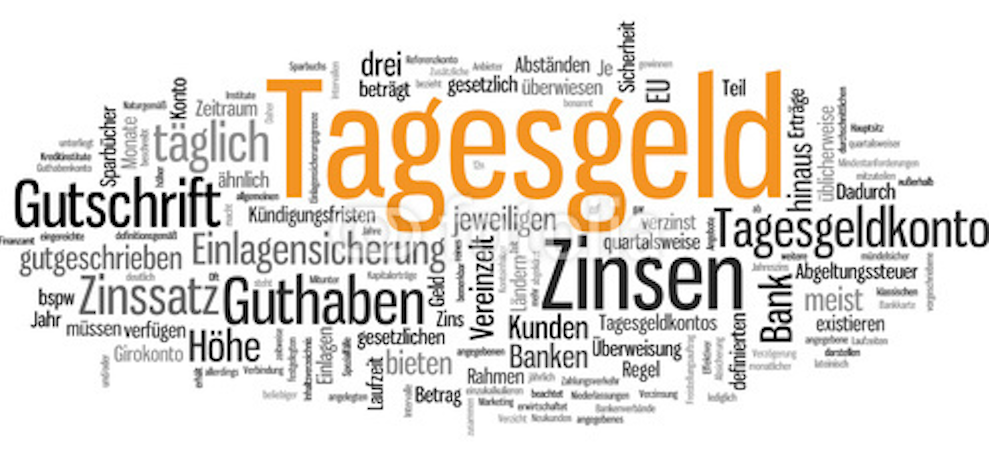 Tagesgeldkonto-Vergleich - Bei welcher Bank bekomme ich die besten Zinsen?