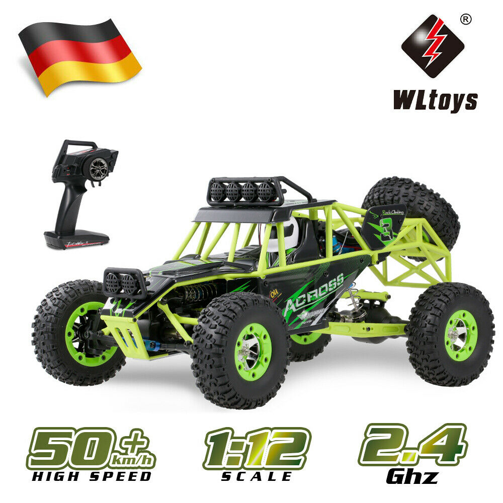 Coupon:"COD20210901" - Wltoys 1/12 4WD 2.4G Elektro-Brushed RC Auto Buggy Offroad Crawler Truck Car DHL
