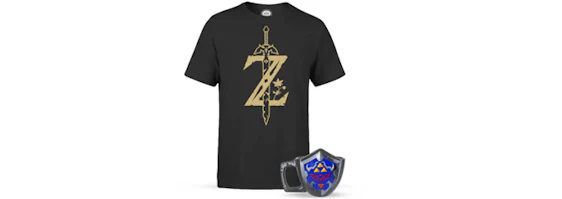 Nintendo Master Sword T-Shirt & Shield Tasse für 17€