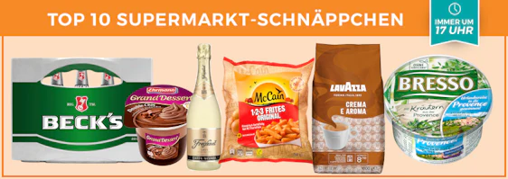Top 10 Supermarkt-Schnäppchen der KW 25 🛒 - z. B. Ehrmann Grand Dessert für 0,44€