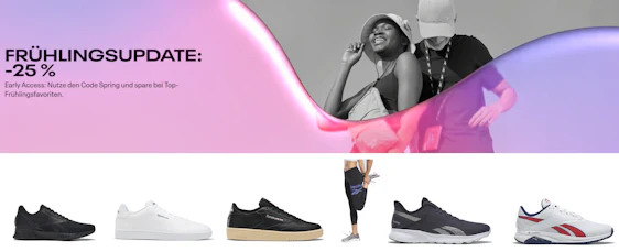 Letzte Chance! 25% Rabatt auf alles bei Reebok – auch auf Sale👟🥰 z.B.: Reebok Lite 2.0 für 34€