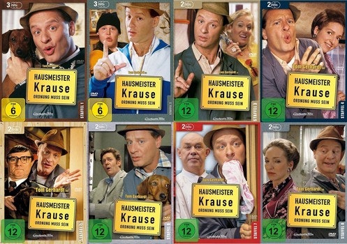 Hausmeister Krause - Staffel 1-8 für 60€ - 18 DVDs