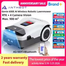 ANTHBOT Genie 600E KI-gesteuerter Kabelloser Roboter-Rasenmäher