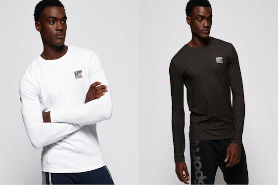 Superdry Core Sign Off Langarm-T-Shirt