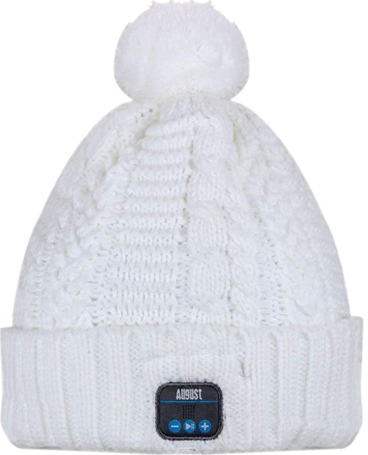 August EPA30 – BT Mütze - Stereo Kopfhörer, Mikrofon, Freisprechen und integriertem Akku