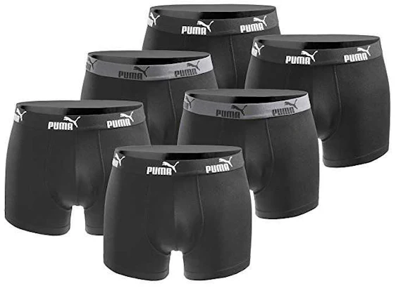 6 x Puma Boxershorts (Amazon Blitzangebot)