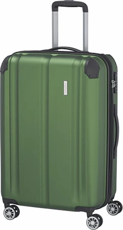 Travelite City 4-Rollen-Trolley 68 cm erw. green mit 34% Nachlass