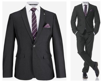 Bruno Banani Herrenanzug für 116€ - mit Krawatte und Einstecktuch