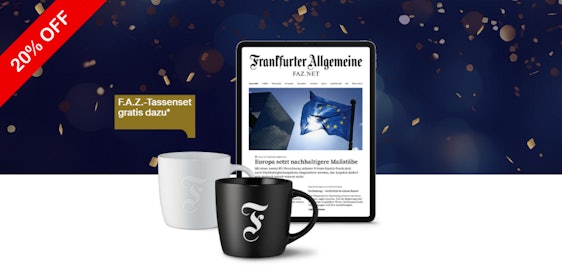 FAZ+ Jahresabo für 120€ - 20% gespart & Tassenset abgeräumt