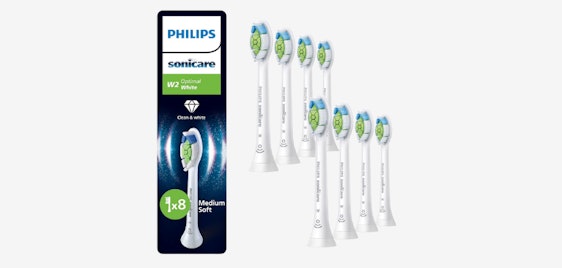 8x Philips Sonicare Original W2 'Optimal White' für 29€ - Zahnbürstenköpfe für alle Sonicare Handstücke