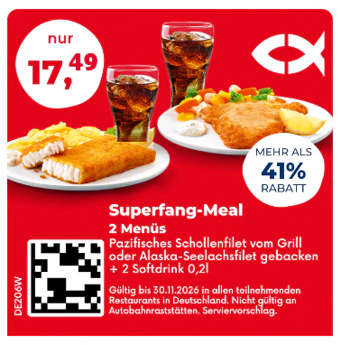 Nordsee Coupons Superfang Meal