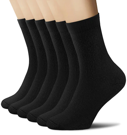 Socken Herren 43-46 und 39-42 Schwarz Warme Sportsocken Unisex