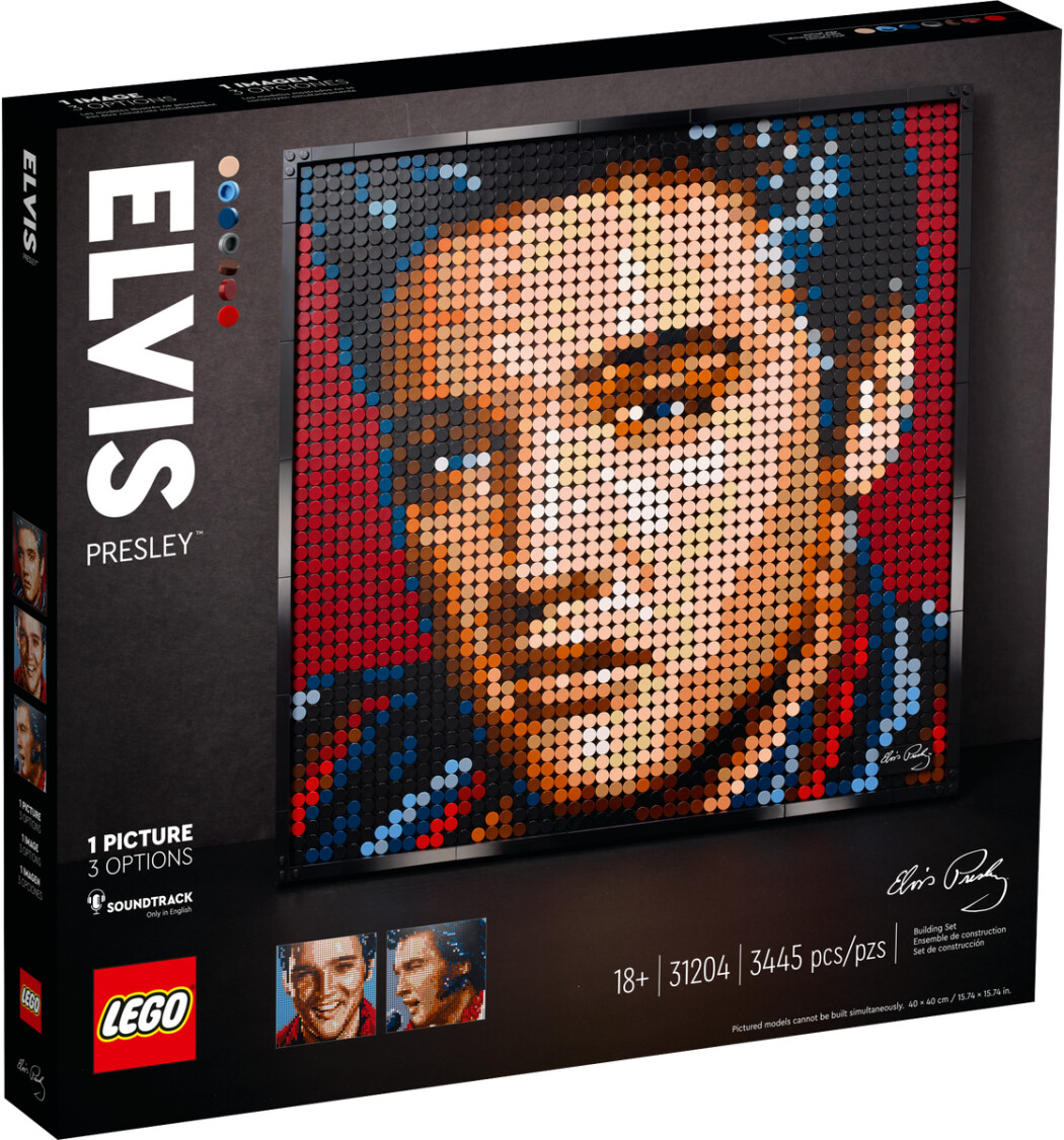 Lego Art Elvis Presley (31204) für 80€ - Konstruktionsspielzeug für Erwachsene, 3.445 Teile