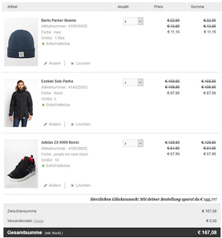 20% Rabatt auf alles für Männer beim Frontlineshop