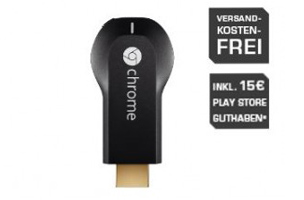 Google Chromecast für 35€ + 15€ Playstore Guthaben - Smart TV zum Nachrüsten *UPDATE7*