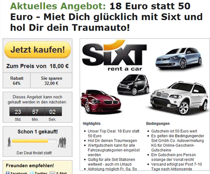 sixt citydeal