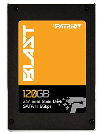 Patriot Blast 120 GB SSD für 36€ - 2,5 Zoll, SATA 3, Lesen: 560 MB/s, Schreiben: 425 MB/s