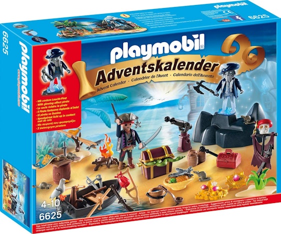Playmobil Adventskalender Geheimnisvolle Piratenschatzinsel (6625) für 12,99 EUR