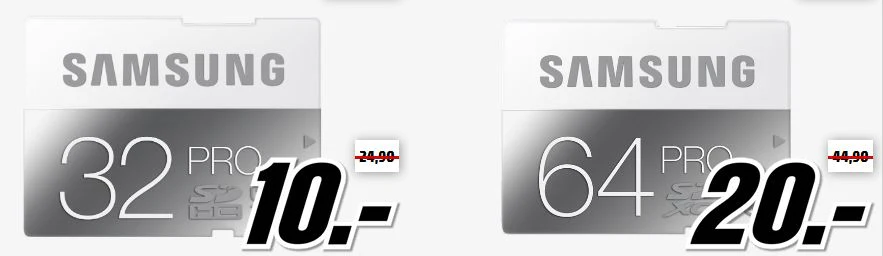 Samsung-Speicher bei media markt beispiel