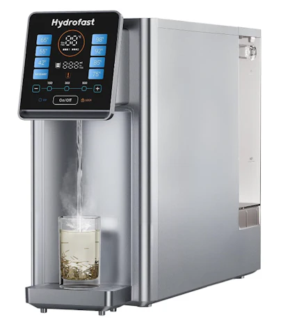 Hydrofast W100 UV Countertop Reverse Osmosis System Water Filter, Hot Water Dispenser