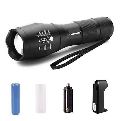 Binwo Taktische Taschenlampe 2000 Lumen