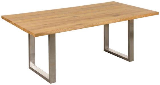 Linea Natur Esstisch Wildeiche für 389€ - Echtholz, gebürstet & geölt