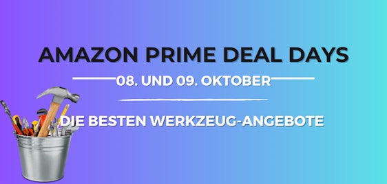 Amazon Prime Deal Days » Die besten Angebote für Bohrmaschine, Stichsäge & Co. 🛠️