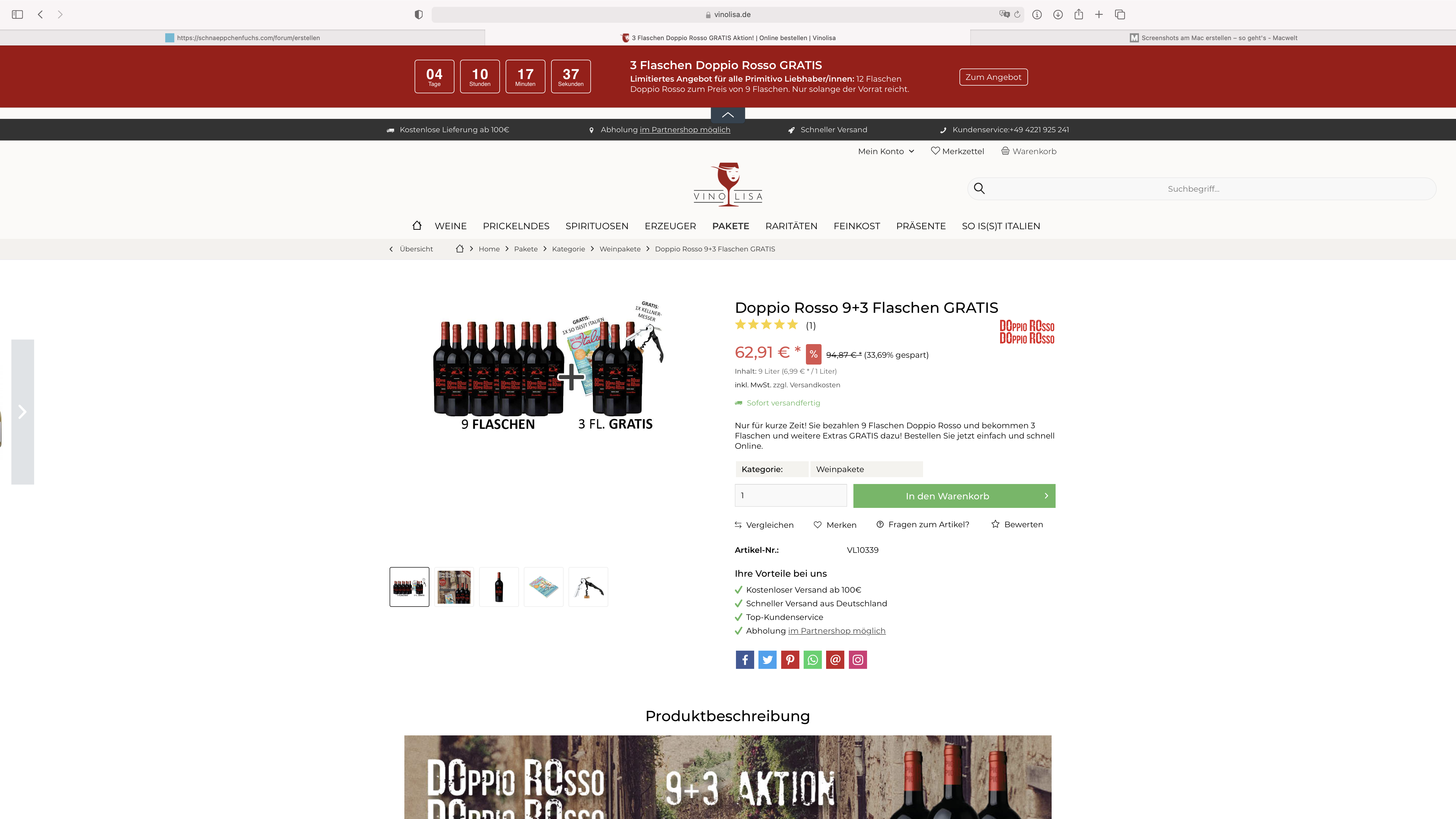 Primitivo-Merlot im super Angebot