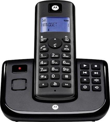 Motorola Schnurloses Telefon analog T211 Anrufbeantworter Schwarz für 17,99€ inkl.VSK @digitalo.de