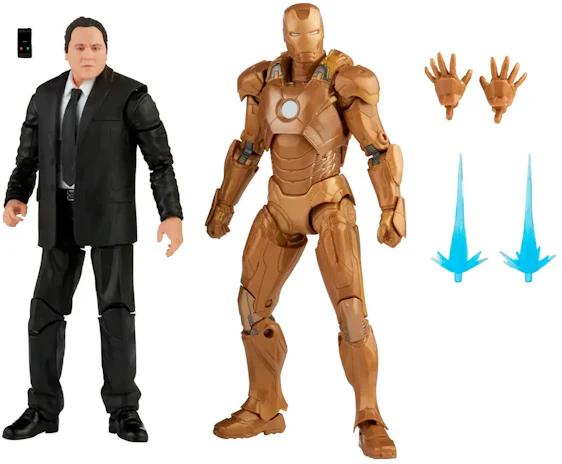 Hasbro Marvel Iron Man 3 - Legends Series The Infinity Saga - Happy Hogan & Iron Man Mark XXI für 56,09€