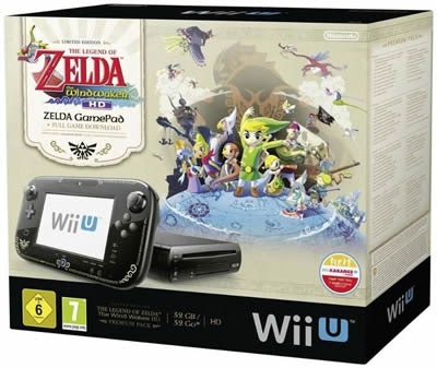 Nintendo Wii U Premium Pack 32 GB + The Legend of Zelda: The Wind Waker (DLC) für 249€ *UPDATE15*