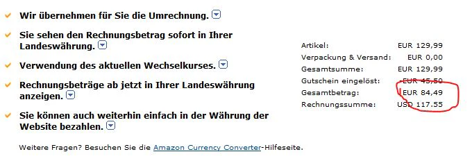warenkorb amazon