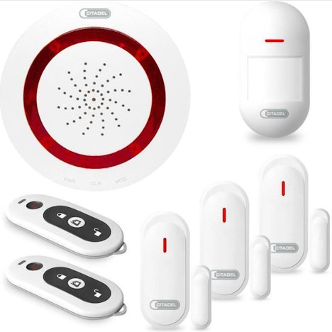 Abus Alarmanlage Micral für 27€ - Komplettset mit Zentrale, Bewegungsmelder & 3x Tür-/Fenstermelder