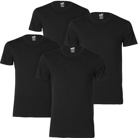 4er Pack Puma Herren Basic Crew-Neck T-Shirts (3 Farben) nur 28,69€