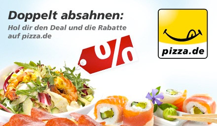 20€ Pizza.de Gutschein für 7,20€
