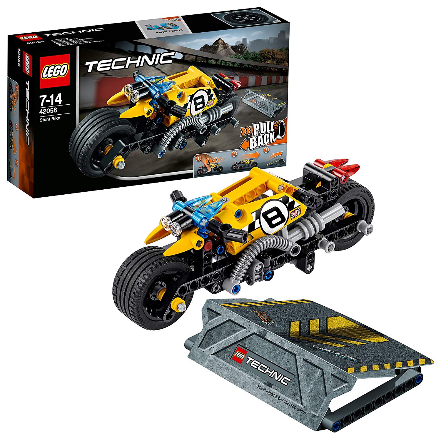 Lego Technic 42058 - Stunt-Motorrad für 14,49 EUR