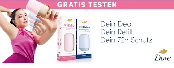 Dove-Refill-Set Gratis testen DM - ab 02.11.2026