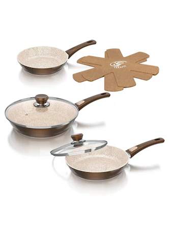 Genius Cerafit Pfannen-Set für 58€ - 7-teiliges Set mit Keramikbeschichtung