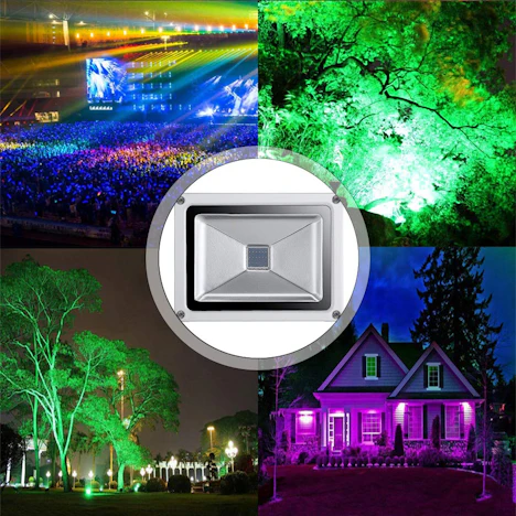20W führte Flut-Licht LED Strahler, hohe Helligkeit sicher und zuverlässig Wasserdichten Outdoor-RBG Scheinwerfer