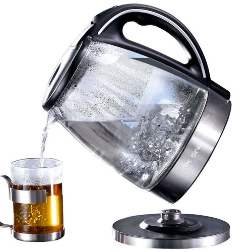 schnurloser Glaswasserkocher DeSina mit 1.700 Watt für nur 29,99 EUR inkl. Versand