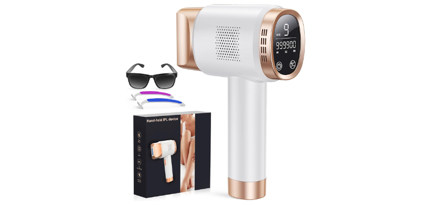 Aminzer IPL Haarentfernungsgerät für 58€ - mit 9 Intensitätsstufen &amp; LCD-Display