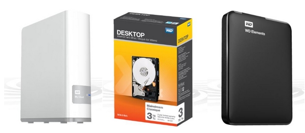 Western Digital-Sale bei Media Markt - z.B. WD My Cloud für 119€ oder 3TB interne Festplatte für 79€